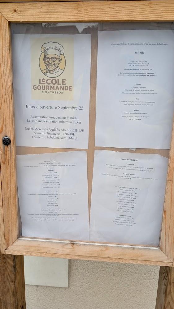 L'école gourmande - Menu Image 3